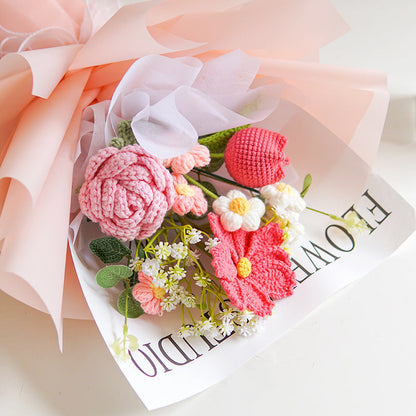 💕Mother's Day Special Sale💕Handmade Delicate Crochet Flower Bouquet