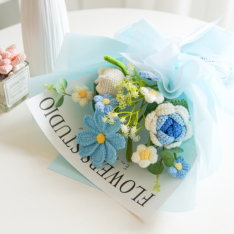 💕Mother's Day Special Sale💕Handmade Delicate Crochet Flower Bouquet