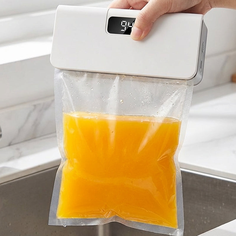 🔋 USB-C Rechargeable Bag Sealer – 6-Level Heat, Built-in Cutter, Magnetic Mini Heat Sealer for Snacks & Food Storage  🍿✅