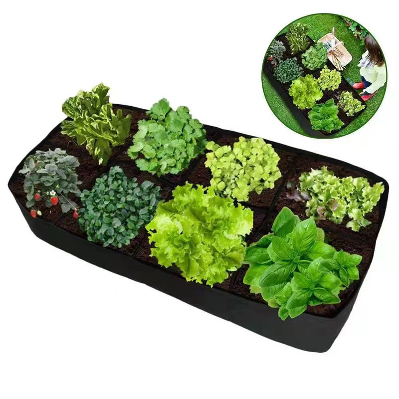 Divided Fabric Grow Bags for Plants