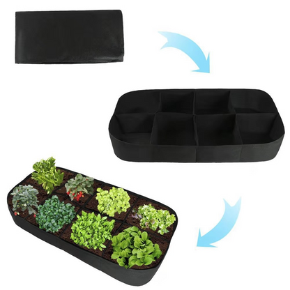 Divided Fabric Grow Bags for Plants