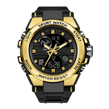 🔥 Men’s Dual-Display Waterproof Luminescent Outdoor Sports Digital Watch