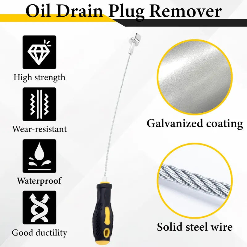 ⏰Magnetic Oil Drain Plug Removal Tool