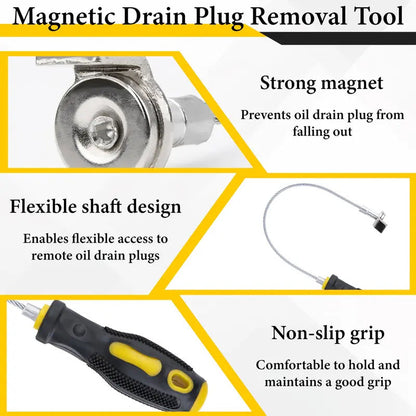 ⏰Magnetic Oil Drain Plug Removal Tool