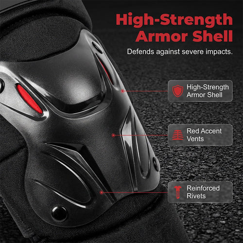 Motorcycle Knee and Elbow Protector Set