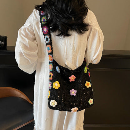 📢⏰Women’s Crochet Ethnic Shoulder Bag