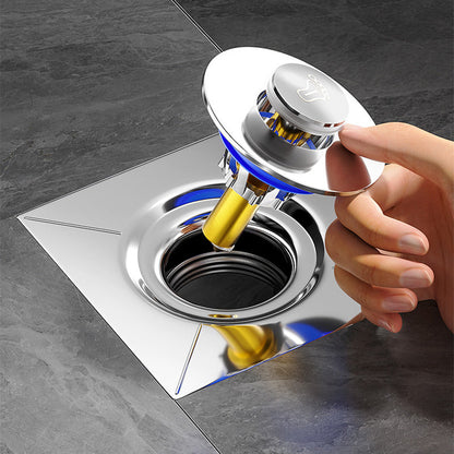 🔧💧Copper Core Anti-Odor Pop-Up Floor Drain，Rustproof, Quick Drain, Seals Off Sewer Smells. Perfect For Bathroom, Kitchen & Basement! 🚽✨🛡️