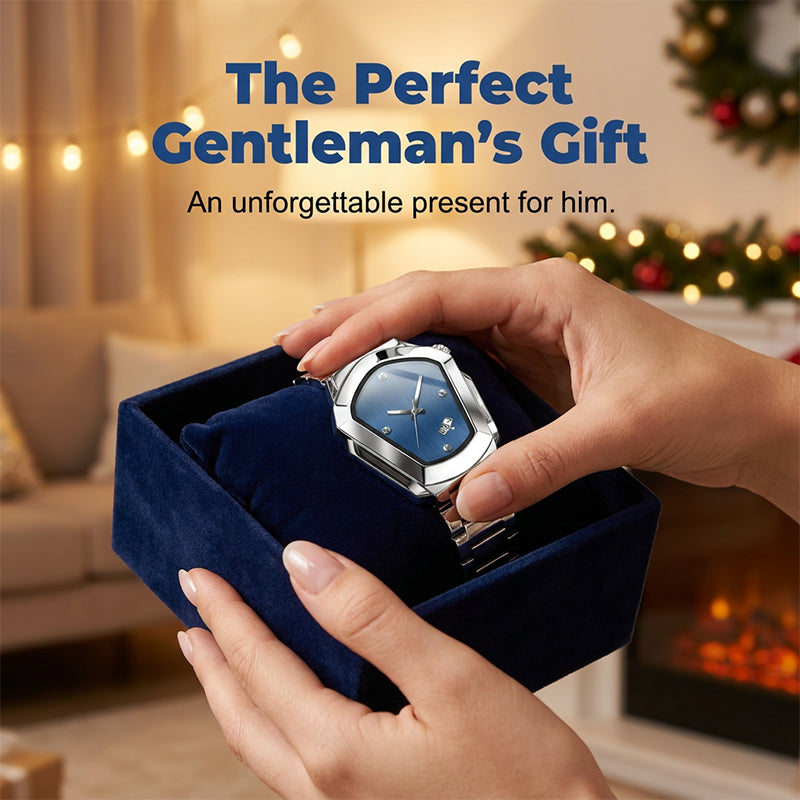 ⏰Men's Rhombus-Shaped Quartz Watch