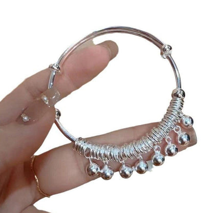 📢📢30% OFF !! ⏰Push-Pull Adjustable Bell Bangle