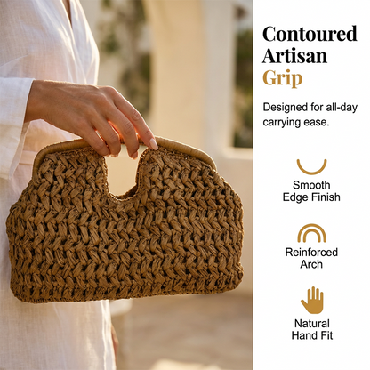 👜Handwoven Straw Handbag for Women – Natural, lightweight & spacious – Perfect for beach, summer outings or farmers market – boho chic 🌾