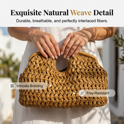👜Handwoven Straw Handbag for Women – Natural, lightweight & spacious – Perfect for beach, summer outings or farmers market – boho chic 🌾