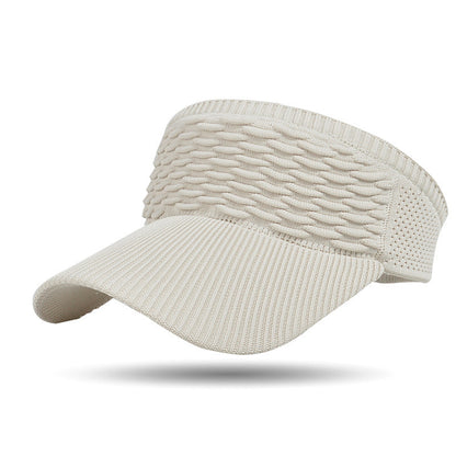 🕶️🌊Chic Knit Sun Visor Hat – Lightweight & Airy, Adds a Sporty Touch to Any Outfit – Ideal for Poolside Lounging, Beach Vacations or Outdoor Brunch 👙👗