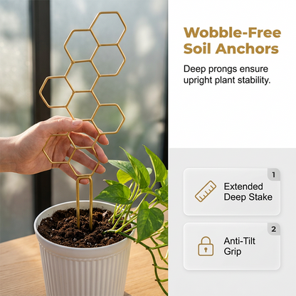 🌿Honeycomb Plant Trellis – Rust-Proof, Stackable, Easy Install 🐝