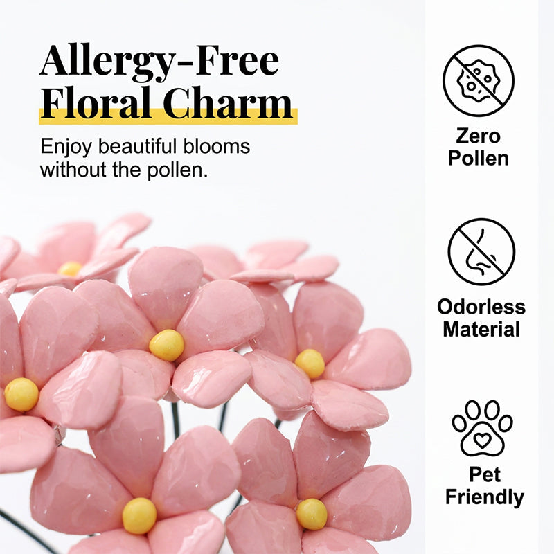 🥳 Everlasting Ceramic Floral Decoration