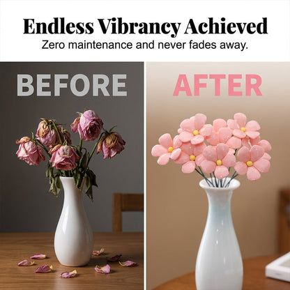 🥳 Everlasting Ceramic Floral Decoration