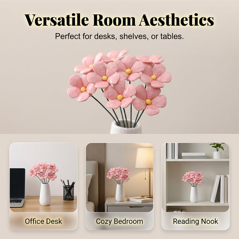 🥳 Everlasting Ceramic Floral Decoration
