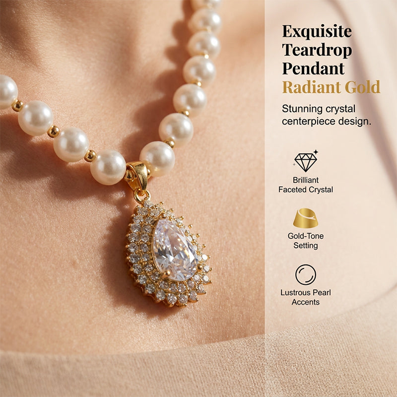 📿Women’s Vintage Style Pearl Necklace