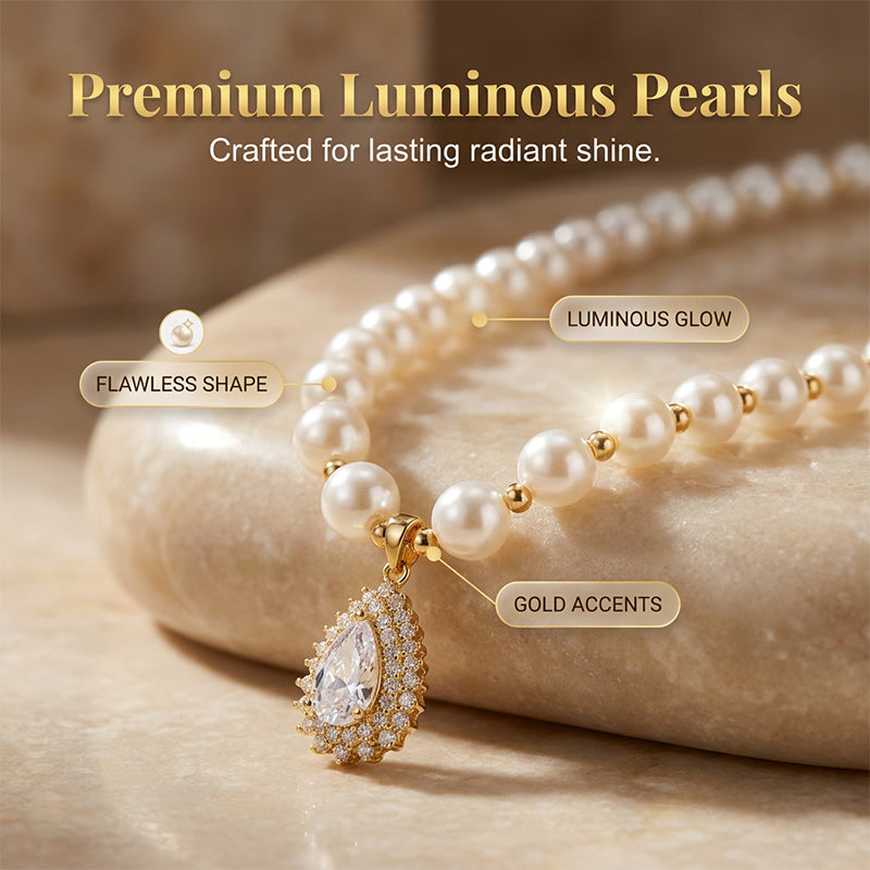 📿Women’s Vintage Style Pearl Necklace