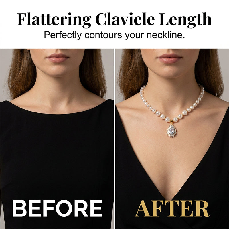 📿Women’s Vintage Style Pearl Necklace