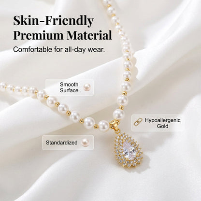 📿Women’s Vintage Style Pearl Necklace