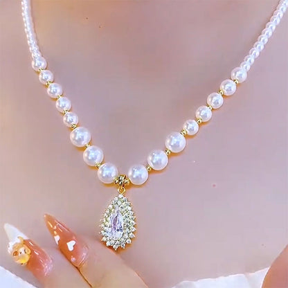 📿Women’s Vintage Style Pearl Necklace