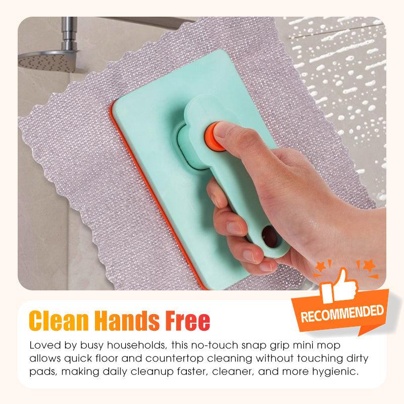 ⏰No-Touch Snap Grip Mini Mop🫧🧽
