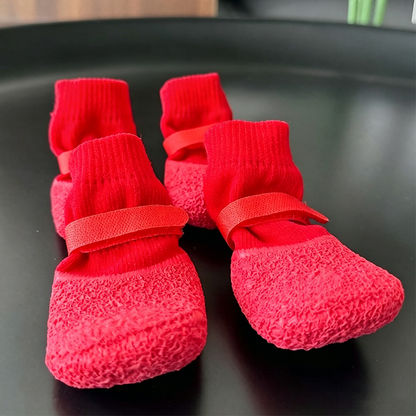 🔥🔥🔥BUY 1 GET 1 FERR🐶 Anti-Slip Waterproof Pet Shoe Socks👟