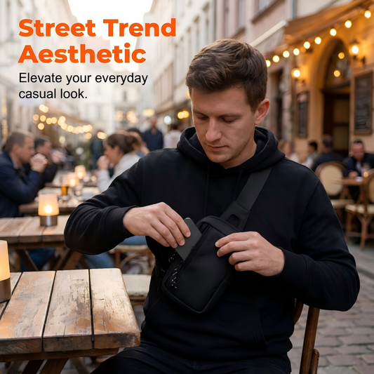 🎒💥Urban Commuter Sling Bag for Men – Minimalist, Water-Resistant, Lightweight✨