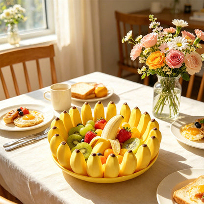 🎉 Creative Banana Shape Fruit Bowl