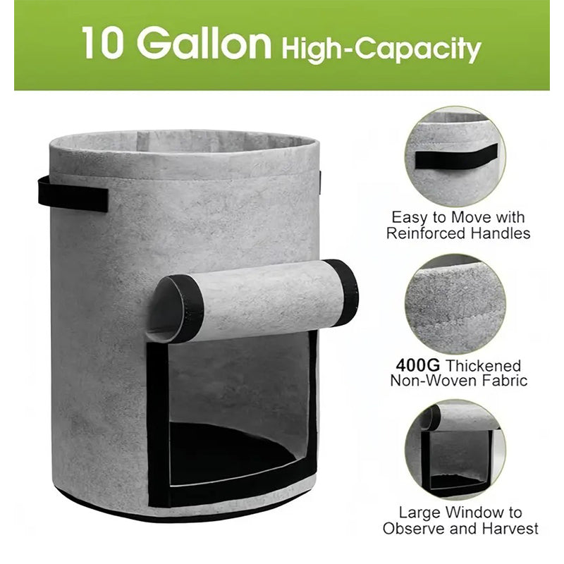 📢📢50% OFF !! ⏰Thickened Grow Bag with Handle