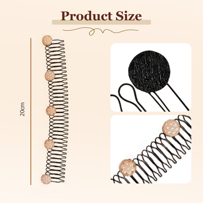 Elegant Flexible Invisible Flyaway Hairband