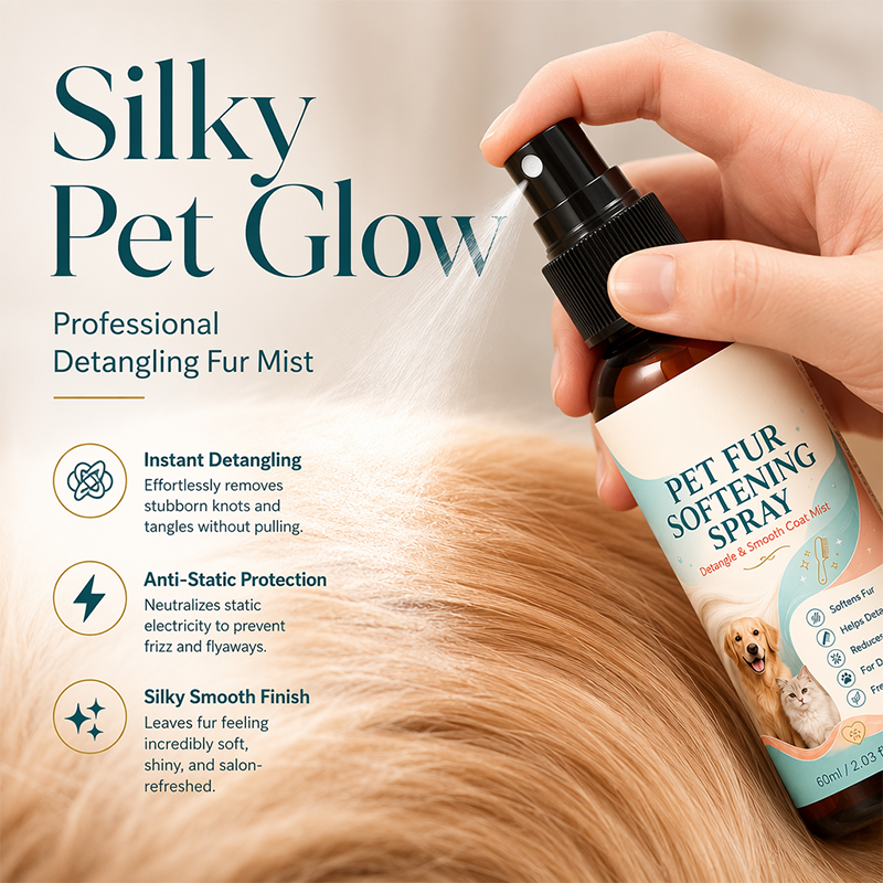 Gentle Pet Coat Detangling & Anti-Static Spray