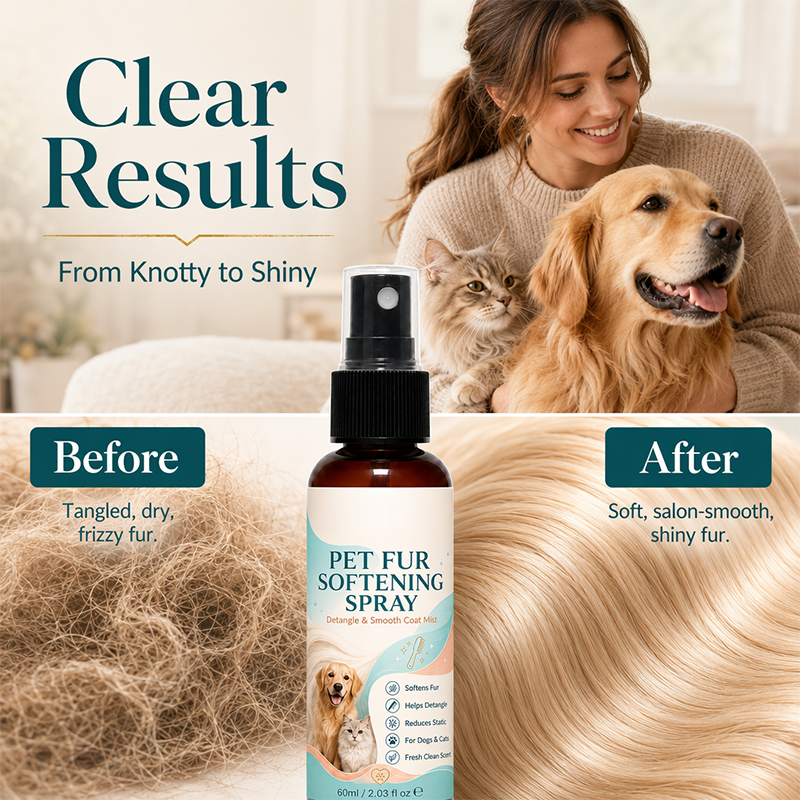 Gentle Pet Coat Detangling & Anti-Static Spray