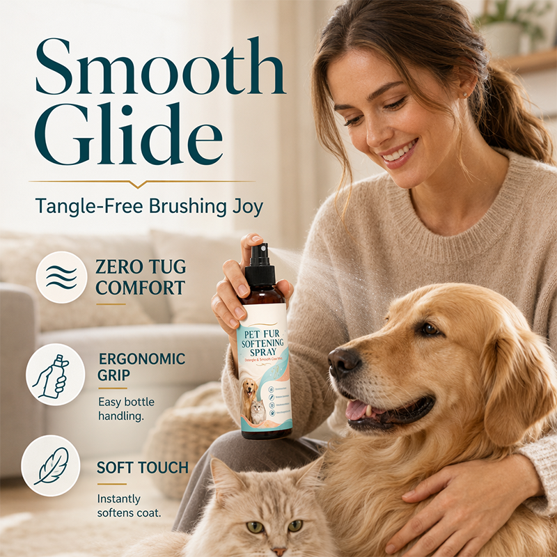 Gentle Pet Coat Detangling & Anti-Static Spray