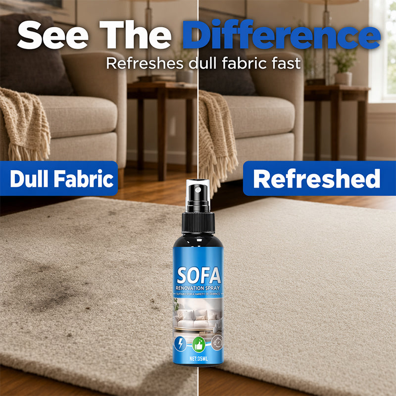 🥳2026 HOT SALE🥳💞50K+ SOLD!🛋️✨ No‑Rinse Fabric Cleaner Spray – Just spray & wipe – no water, no rinsing. Perfect for sofas, carpets & upholstery – fresh in minutes! 🧼💨