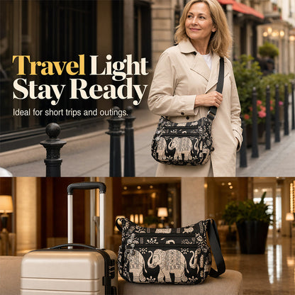 📢📢40% OFF !! ⏰Women Elegant Nylon Travel Messenger Bag