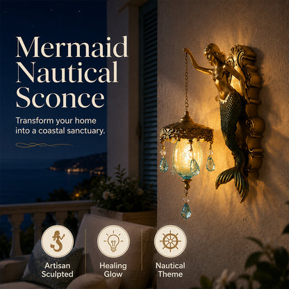 🧜‍♂️🛋️Vintage Mermaid Wall Sconce🏘️