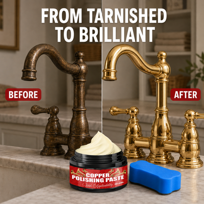 🥳2026 HOT SALE🥳💞50K+ SOLD!🧽✨ Copper Brass Polish Paste – Restores tarnished brass & copper to brilliant shine. Removes oxidation & fine scratches – perfect for antiques & instruments! 🎺🛡️