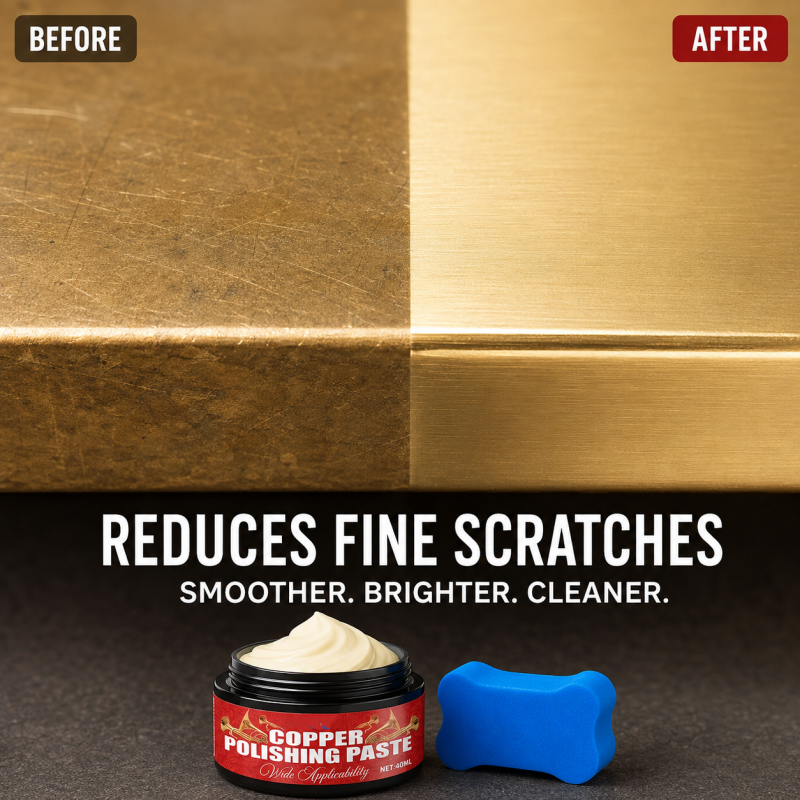 🥳2026 HOT SALE🥳💞50K+ SOLD!🧽✨ Copper Brass Polish Paste – Restores tarnished brass & copper to brilliant shine. Removes oxidation & fine scratches – perfect for antiques & instruments! 🎺🛡️