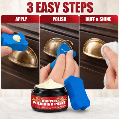 🥳2026 HOT SALE🥳💞50K+ SOLD!🧽✨ Copper Brass Polish Paste – Restores tarnished brass & copper to brilliant shine. Removes oxidation & fine scratches – perfect for antiques & instruments! 🎺🛡️