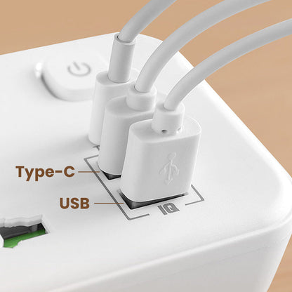 📢📢50% OFF !! ⏰ Connecting Socket with Type-C Charging Plug
