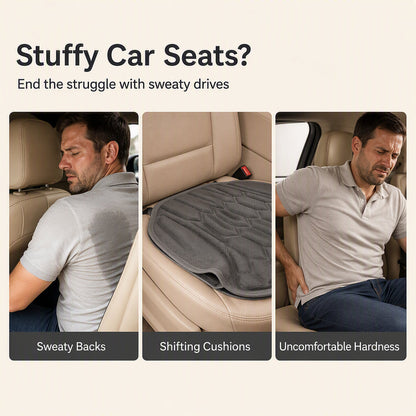 Breathable Car Seat Cushion – Padded Non-Slip Seat Cushion For Cars, SUVs, And Vans