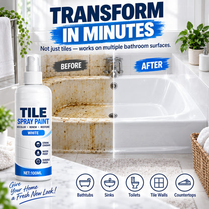 🎨 Tile Renewal Spray Paint, 100ml 3 Colors