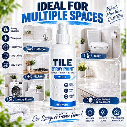 🎨 Tile Renewal Spray Paint, 100ml 3 Colors