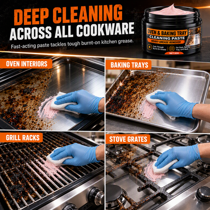 🔥Erase Burnt Grease Instantly! Heavy-Duty Cleaning Paste