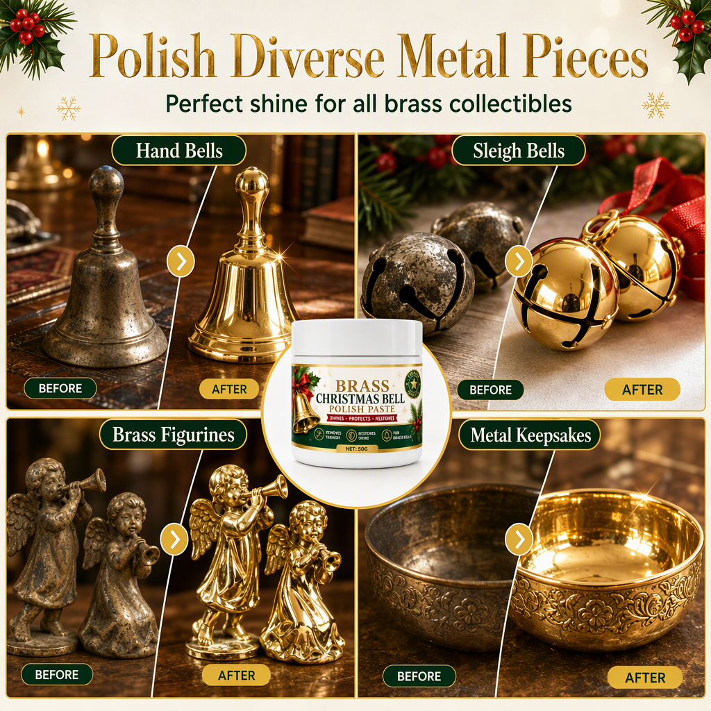 🔥 Brass Bell and Copper Polish Cream for Tarnish and Oxidation Removal